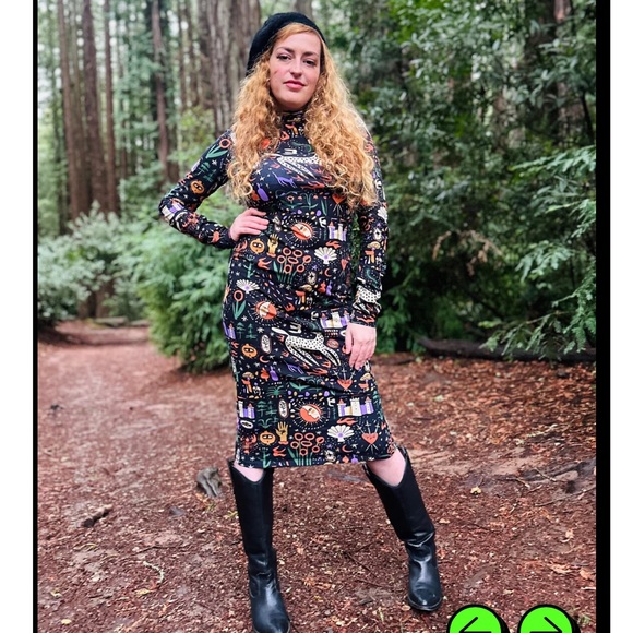 Limited Edition Nooworks Tarot Garden Demi Dress - Picture 2 of 9